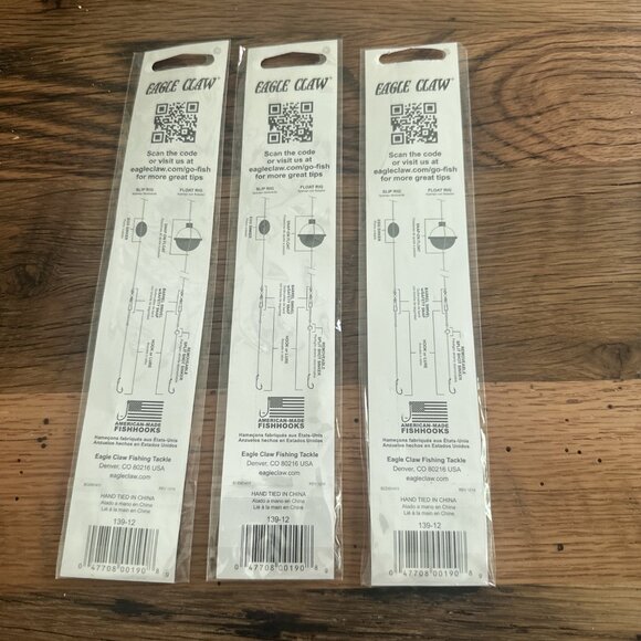 Eagle Claw Snells Baitholder Worms And Chunk SZ12 QTY6 (3) - Picture 4 of 6